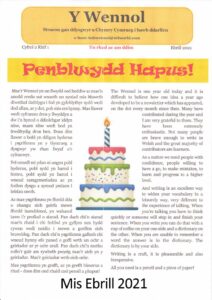 Wennol Ebrill 2021 - Cyfrol 2 Rhif 1