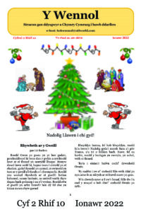 Wennol Ionawr 2022 - Cyfrol 2 Rhif 10