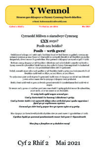 Wennol Mai 2021 - Cyfrol 2 Rhif 2