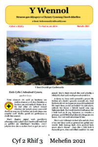 Wennol Mehefin 2021 - Cyfrol 2 Rhif 3