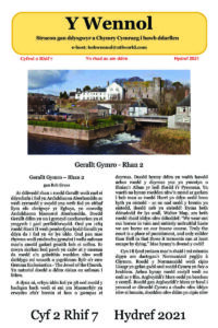 Wennol Hydref 2021 - Cyfrol 2 Rhif 7