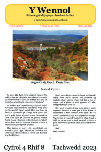 Wennol Tachwedd 2023 - Cyfrol 4 Rhif 8